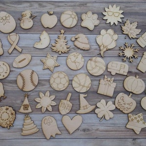 6&quot; DIY Interchangeable Season Pieces / Seasonal Charms / Seasonal sign / Seasons / Home Sign kit / DIY Home Sign / Welcome Kit