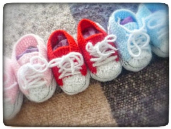 converse bebe crochet