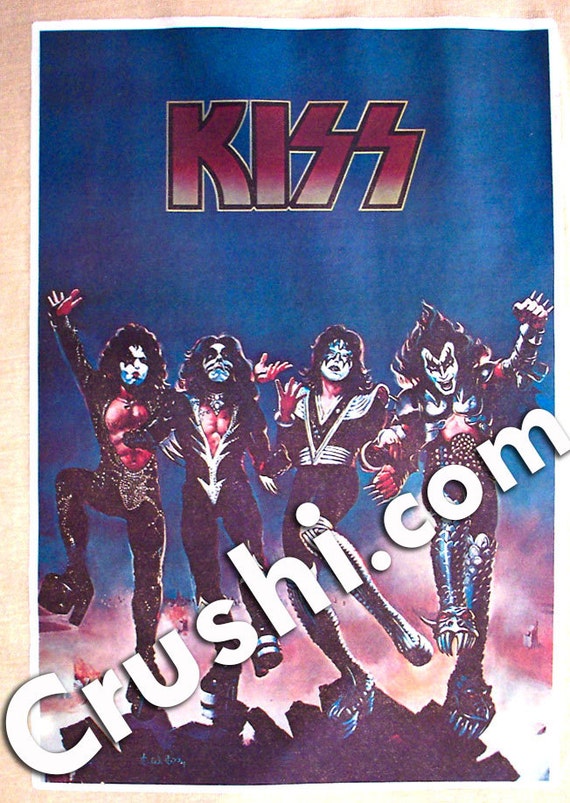 KISS DESTROYER album Kiss Vintage T-Shirt Iron-On 