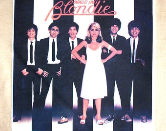 Blondie Vintage T-Shirt Iron-On Rock Band Debbie Harry Punk Pop Music Parallel Lines