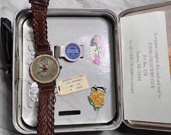 1993 Fossil Flintstones Limited Edition Watch – Fred Flintstone, COA, Tin