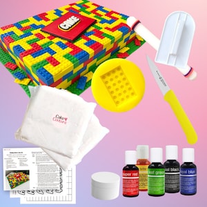 Building Block Cake Kit - PLUS (3lb fondant + knife)