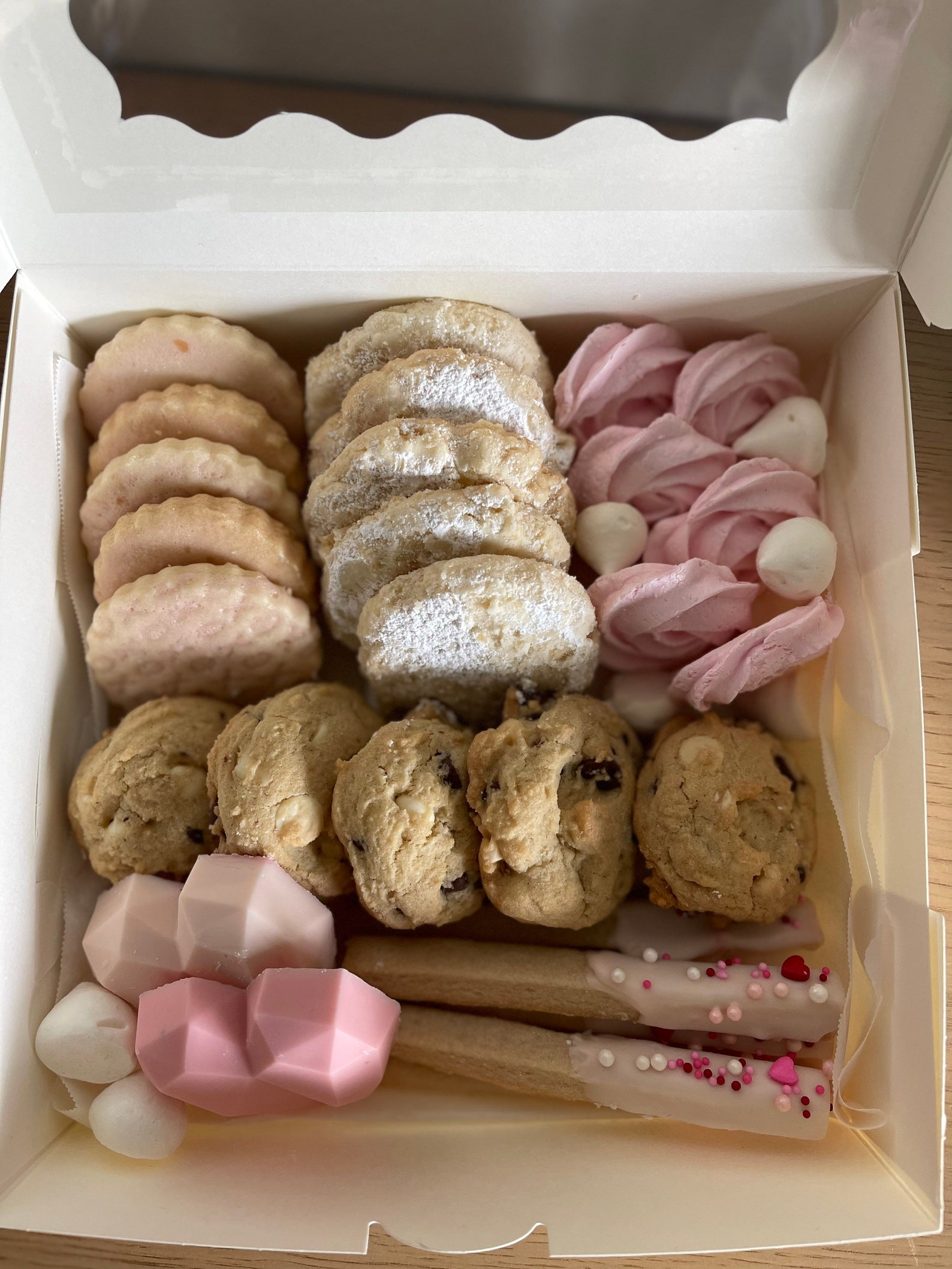 Assorted Cookie Box for Valentines Day Etsy
