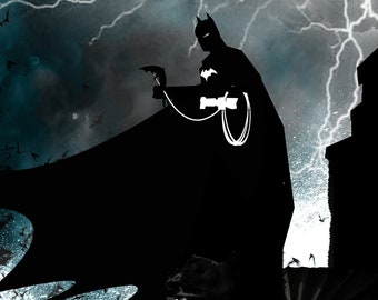 Batman 12"x18" Metal Print