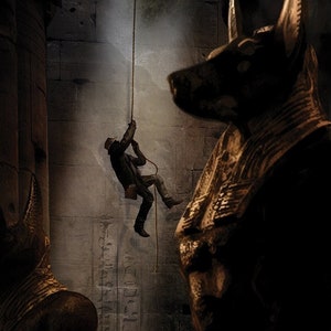 Indiana Jones Well of Souls premium artistic canvas