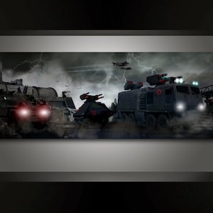 Cobra Command premium artistic canvas