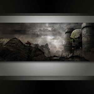 Castle Grayskull premium artistic canvas