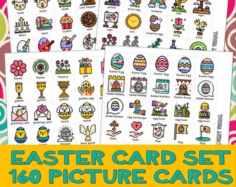 EASTER CARDS 1 : Spring Holiday Icons Religious Pictures Christianity PCS Set