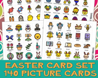 EASTER CARDS 2 : Spring Holiday Icons Religious Pictures Christianity PCS Set
