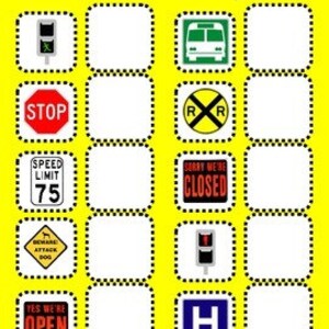 COMMUNITY SAFETY SIGNS MaTcHiNg & SoRtiNg AcTiViTy : autism special education speech aba therapy reasoning instant digital download pdf