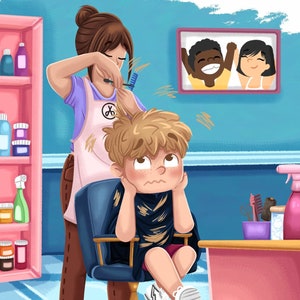 Ilustrador de alquiler, proyecto de libro infantil listo para imprimir