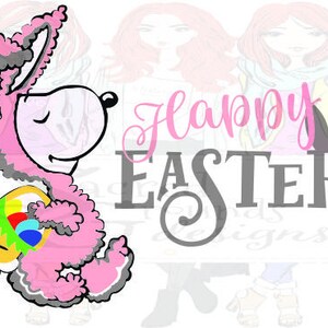 Snoopy Happy Easter in bunny suit