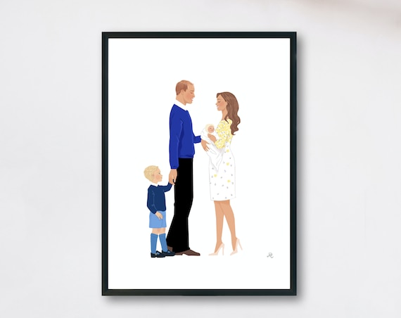 Prince William and Duchess Catherine Prince Charlotte Birth