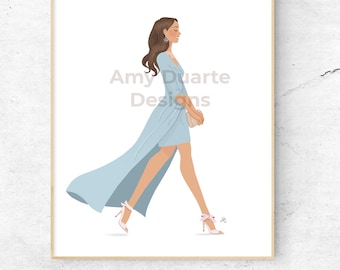 Princess of Wales - Blue Jenny Packham Dress