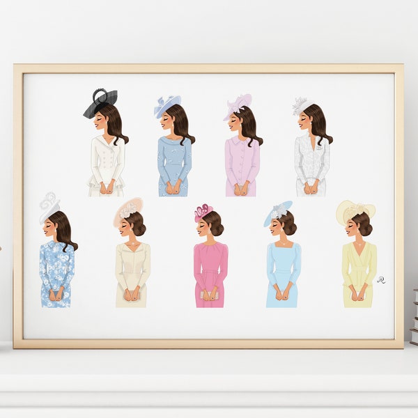 Duchess of Cambridge Kate Middleton Art Print