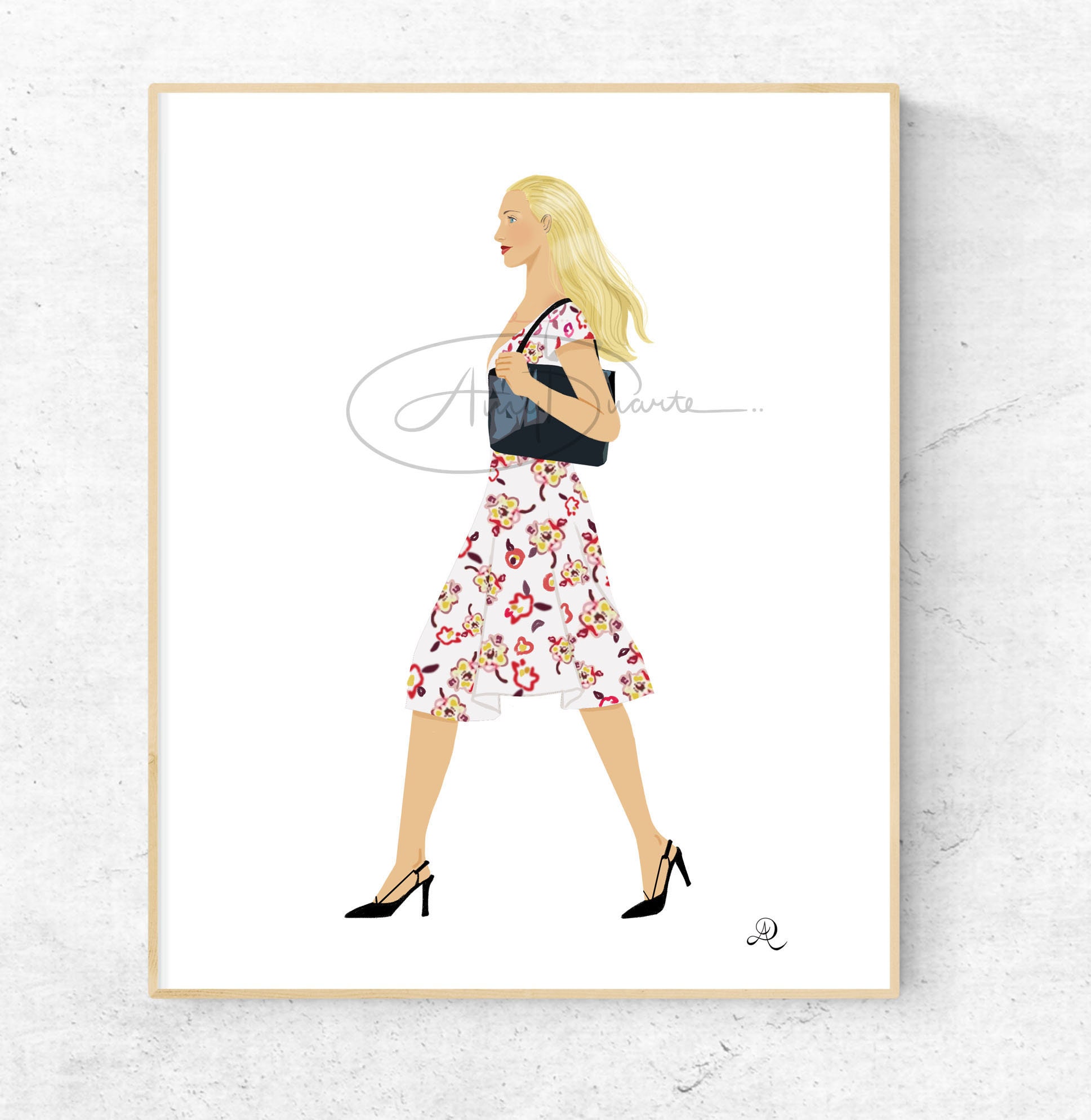 Carolyn Bessette Kennedy Vestido de flores España