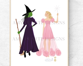 Wicked - Elphalba and Glinda