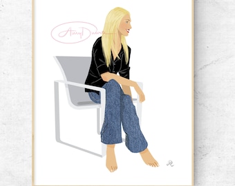 Carolyn Bessette Kennedy - barefoot and happy