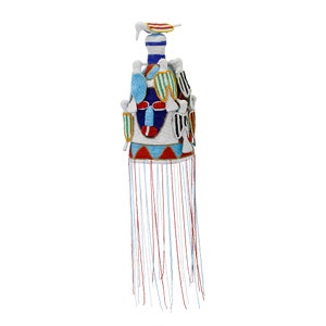 Afrikaanse Yoruba Tribal Crown | Tribal Decor | Yoruba Tribal Crown | Yoruba Stam