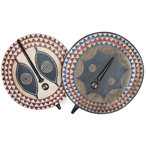 Carved Wood Shield | African Vintage Shield | Tribal Shields | African Shields | Bobo Tribal Shields | Burkina Faso Tribal Mask
