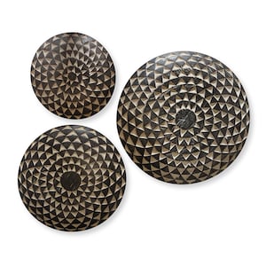 Bamileke Carved Wood Shield Set - Cameroon | Bamileke Shield | Tribal Shield