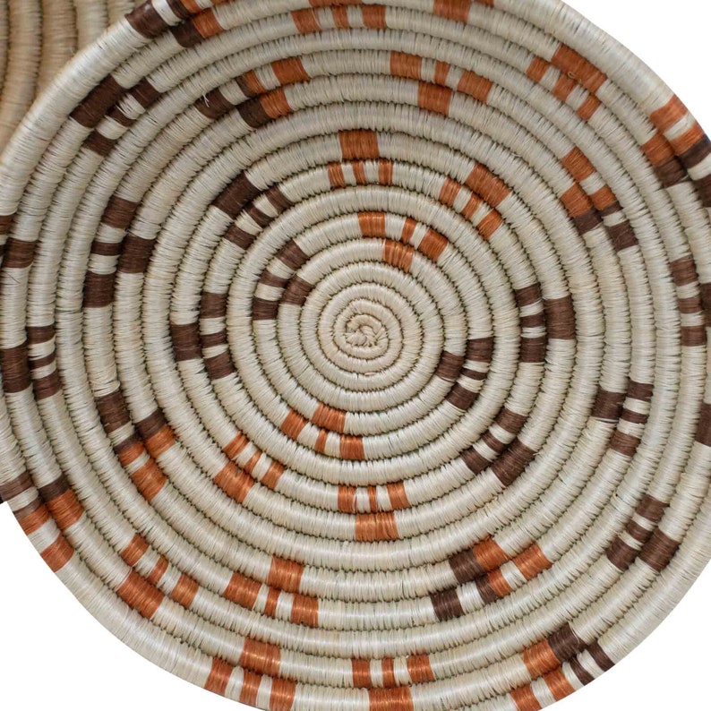 Set of 7 Rwanda Baskets / Rwanda Wall Basket Set / Rwanda Etsy