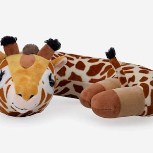 Snuggle Buddies Jeff The Giraffe Kids Travel Pillow