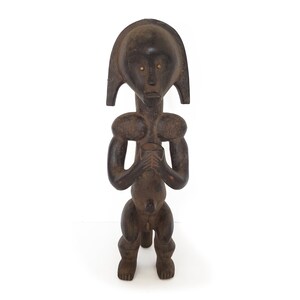 Vintage Fang Tribe Statue | Fang Reliquary  Statue | African Art Fang Tribe | Central African Tribal Art