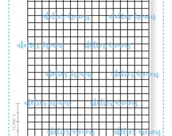 AD-057 5MM GRIDS - Planner Stamps (Photopolymer Clear Stamps)