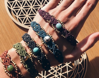 Bracciale Macramè Healing Stones