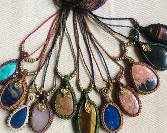Collana con Cristallo Cabochon