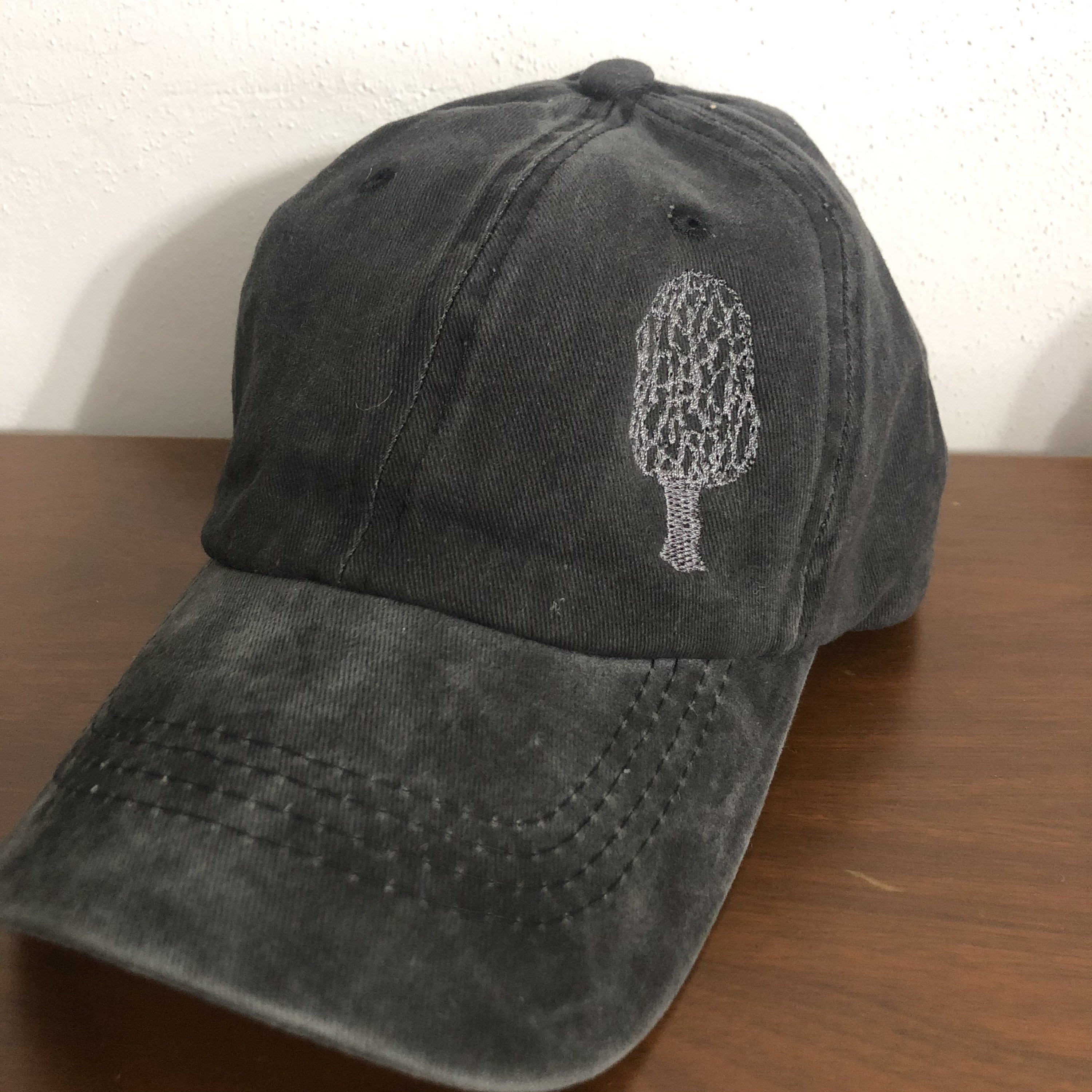 Morel Mushroom Embroidered Baseball Hat Etsy UK