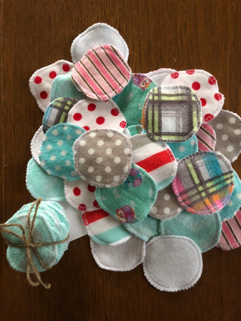 Reusable Ecofriendly Cotton Rounds / Eye Makeup Remover / Etsy