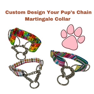 Personalize your Pup&#39;s Style with a Custom Martingale Collar - Fabric Choices Galore!