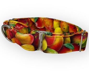 Orange Mangos Martingale Dog Collars /Mango Leash Upgrade
