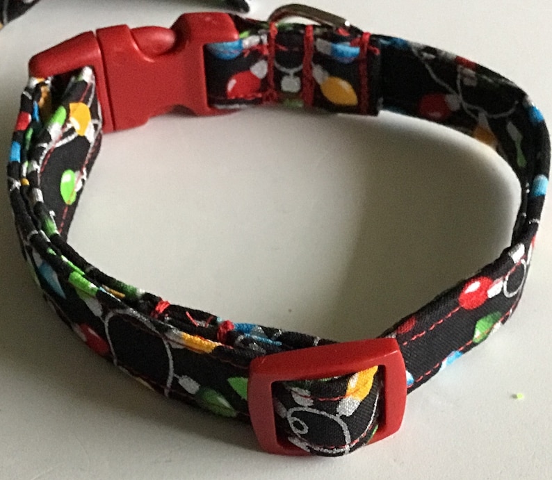 Christmas Lights Collar with Matching Bow Tie for Male Dogs Etsy