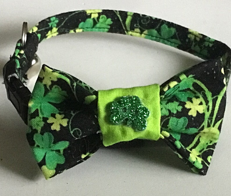 St. Patrick's Day Green Shamrock Dog & Cat Collar With Etsy