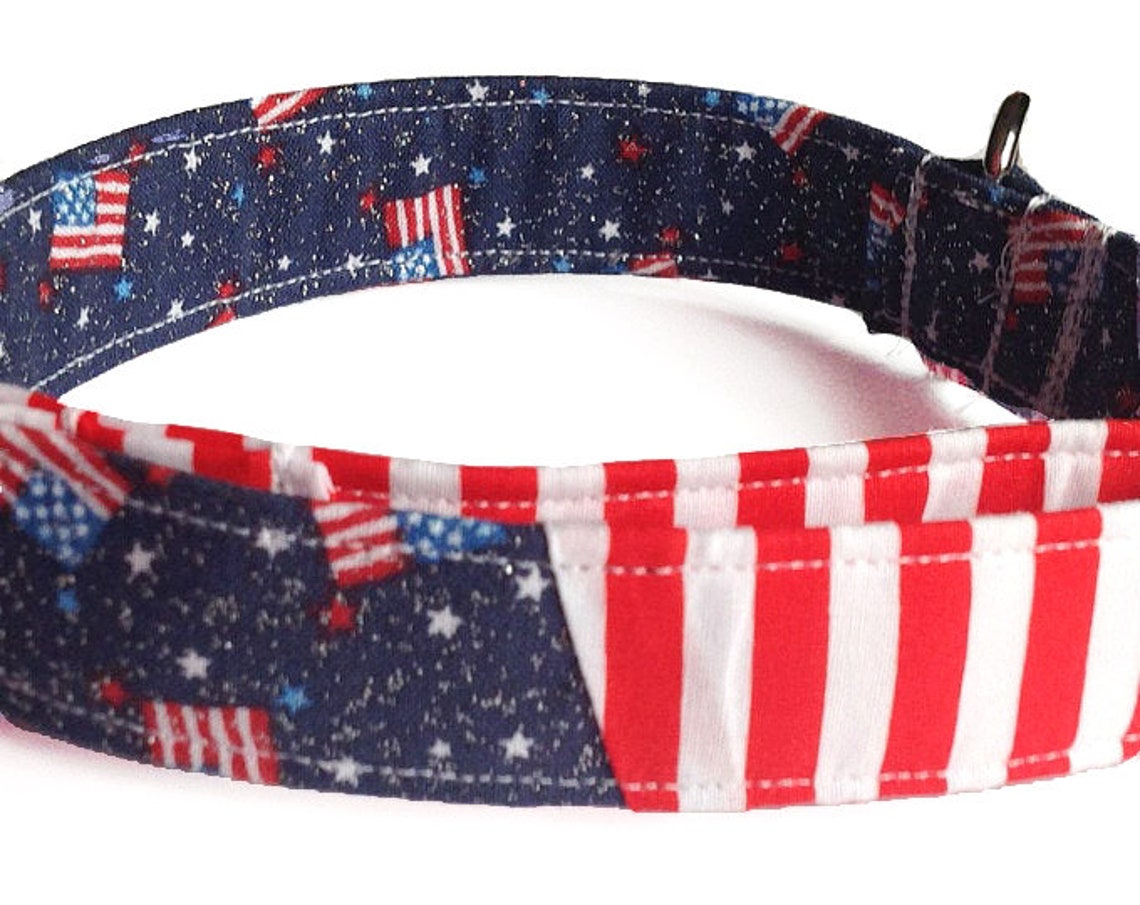 patriotic dog bow tie