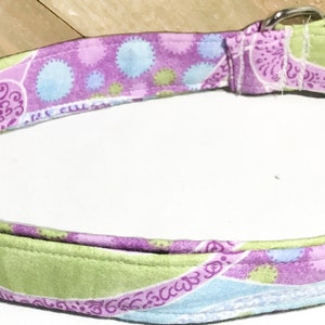 Purple Paisley Attachable Flower for Girl Dog or Cat Collar / XXS XL Flower image 5