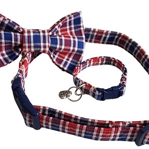 Design Your Male Dog or Cat's Collar Bow Tie  & Matching image 2