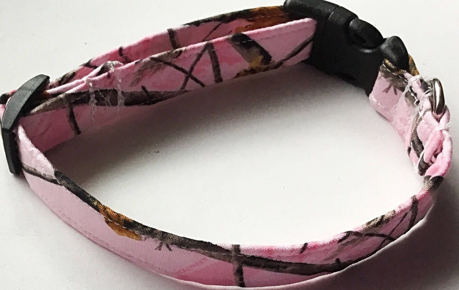 Pink Camouflage Collar With Matching Friendship Charm Bracelet Etsy