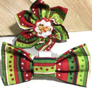 Reindeer Christmas Flower for Dog and Cat Collar image 10