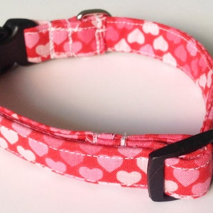 Heart Valentine's Day Collar with Bow Tie for Dogs and Cats image 5