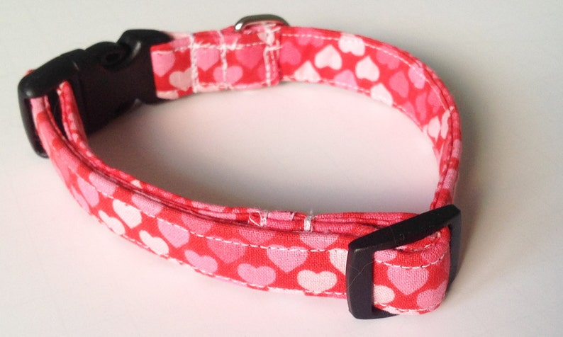 Heart Valentine's Day Collar with Bow Tie for Dogs and Cats image 5