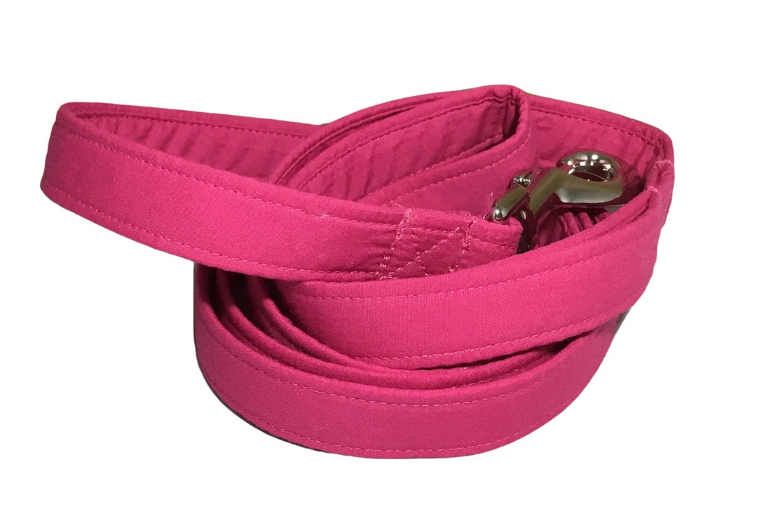 Solid Pink Dog Leash with D Ring Option Etsy Italia