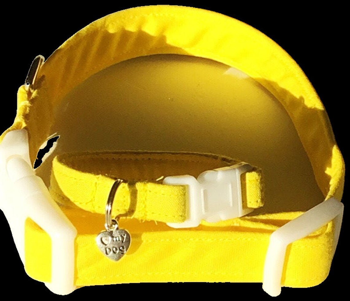 Solid Color Dog and Cat Collar With Matching Friendship Charm Etsy