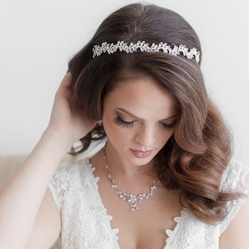 Crystal Bridal Tiara Headpiece Wedding Tiara Wedding | Etsy
