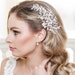 Braut Haarkamm, Kristall Brautclip, Brautkamm Kristall, Hochzeit Kristall Haarkamm, Haarkamm, Hochzeit Accessoire, Aurora Perle Clip