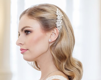 Silver Bridal Hair Comb,Crystal Rhinestone Wedding Hair Comb,Bridal Hair Accessories,Wedding Accessories,Decorative Hair Comb,#C40