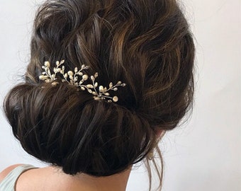 Crystal Wedding Hair Pin Bridal Hair Accessories Pearl | Etsy